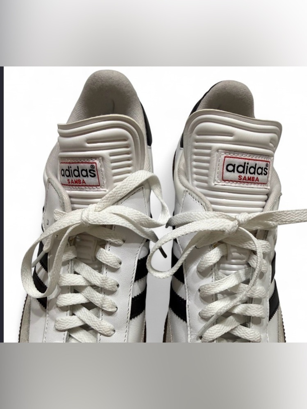 Adidas Samba OG White Black Gum Sneakers Women’s Lightly Used - Picture 4 of 9